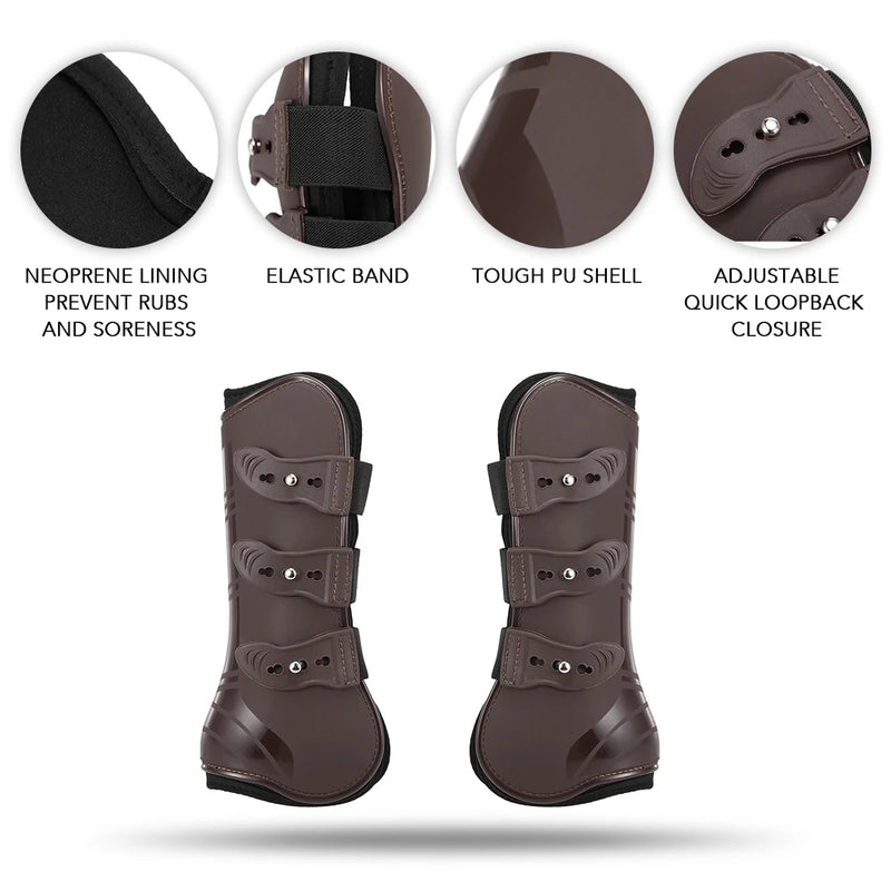 StrideGuard Adjustable Horse Leg Boots