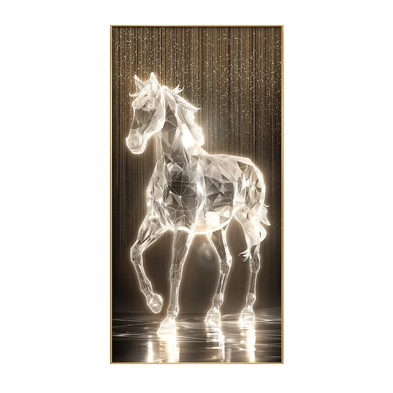 Stallion Luxe™ – LED Horse Wall Portrait Light
