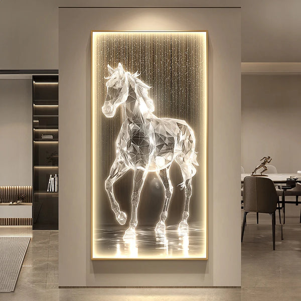 Stallion Luxe™ – LED Horse Wall Portrait Light