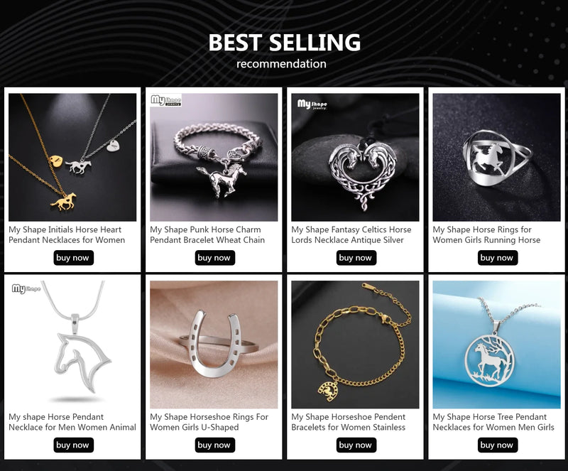 GallopSoul - Horse Pendant Necklace