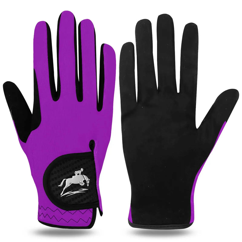 GripLite - All-Weather Mesh Equestrian Gloves